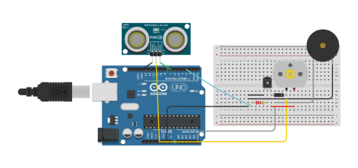 Odstraszacz gołębi w Arduino